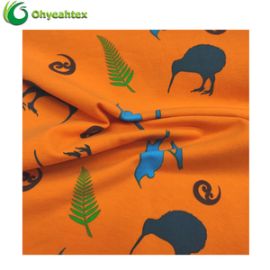 OEM & ODM Textile Doux 90% Coton 10% Spandex Tissu Imprimé pour Petits Enfants - Product Image 4