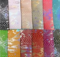 Offre Spéciale Laser Serpent PU Faux En Cuir Pour la Mode Sacs À Main, bagages Et chaussures