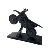 Individuation Sculptures de motos en granit noir personnalisé de haute qualité Monuments