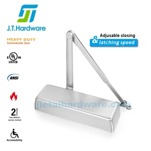 Ferme-<span class=keywords><strong>porte</strong></span> hydraulique de montage <span class=keywords><strong>en</strong></span> surface à glissière réglable <span class=keywords><strong>en</strong></span> EN2-EN6 de vitesse à deux étages résistant au feu ADA U et L - Product Image 4
