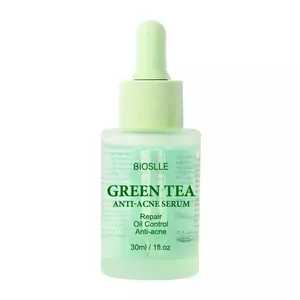 BIOSLLE Private Label Skin Care Korean Cosmetics Oil Control Face Essence Remove Acne Dark Spots Green Tea Facial Serum