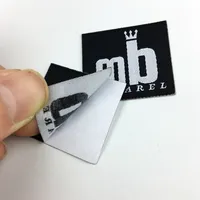 Étiquettes tissées en coton haute définition, étiquettes de vêtements de qualité supérieure, transfert thermique, à repasser, pour t-shirts