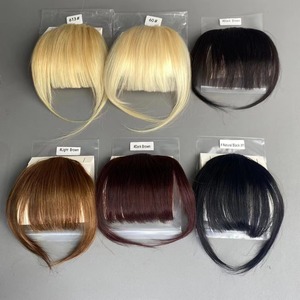 Fausses franges <span class=keywords><strong>Clip</strong></span> naturel dans les extensions de cheveux <span class=keywords><strong>Frange</strong></span> française <span class=keywords><strong>Frange</strong></span> avec temples Postiches <span class=keywords><strong>Frange</strong></span> incurvée pour un usage quotidien - Product Image 2
