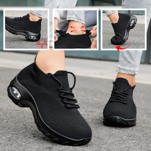 Scarpe da Passeggio Comode per <span class=keywords><strong>Donna</strong></span>, Punta Chiusa, Tessuto a Rete e Elasticizzato, Suola in PU, Slip-On, Antiscivolo, Traspiranti, per Tutte le Stagioni - Product Image 3