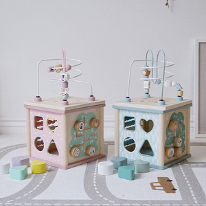 <span class=keywords><strong>Cubo</strong></span> de <span class=keywords><strong>Actividades</strong></span> de <span class=keywords><strong>Madera</strong></span> Nunukids, Aprendizaje Montessori, Sensorial para Bebés, Interactivo, Regalo de Cumpleaños, Juguetes para Bebés - Product Image 6