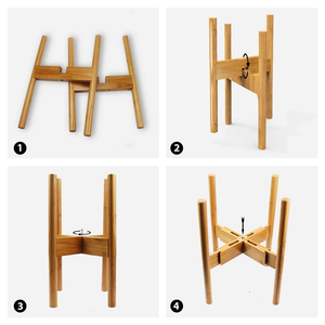 Bán Hàng Trực Tiếp Từ Trung Quốc Nhà Máy Tráng Men Hoàn Thiện Bằng Gỗ Vườn Hoa Nhân Tạo Hiển Thị Giá Cho Hoa - Product Image 3