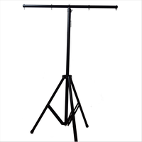 Tour de levage d'éclairage de scène portable en acier, hauteur 3 m, charge 60 kg, avec manivelle et trépied pour projecteurs PAR