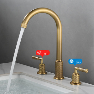 <span class=keywords><strong>Robinet</strong></span> de lavabo moderne en laiton poli à <span class=keywords><strong>double</strong></span> poignée, à poser sur le comptoir, 3 trous, bec rotatif, <span class=keywords><strong>robinet</strong></span> en laiton, eau chaude et froide, <span class=keywords><strong>WC</strong></span>, garantie 3 ans - Product Image 5