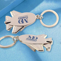 Porte-clés d'avion en alliage de Zinc, porte-clés d'avion en métal, Design 3D