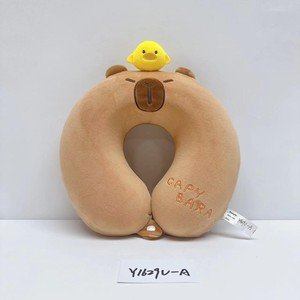 Cuscino da viaggio con Design a forma di U capibara cuscino morbido 28x26CM e grazioso cuscino in peluche regalo - Product Image 1