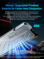 Kingbank DDR4 Desktop Memory 8GB 16GB 32GB 3200MHz REG ECC Hynix HeatSink HighSpeed CN for Intel/AMD