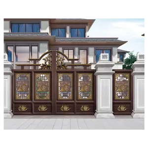 2024 fabricación china moderna casa de alta calidad diseños de puerta principal diseño de puertas tubulares en Filipinas