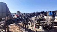 Ligne de production de sable de pierre de rivière à haute efficacité 80-100 TPH, installation complète de concassage d'agrégats avec concasseur VSI