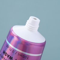 Tube personnalisé en PE/ABL 60ml 80ml 100ml 120ml, tube en plastique pour dentifrice, emballage et fabricant de bouchons à vis.