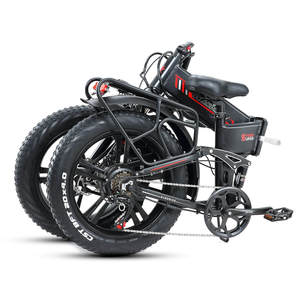 Bicicleta Plegable RANDRIDE H1-1000W 17AH con Ruedas de 20 Pulgadas, 7 Velocidades, Batería de Litio de 48V, Frenos, Bicicleta Plegable de 1000W Eléctrica - Product Image 3