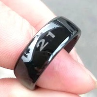 Anneau de paiement étanche Rfid Nfc 424 ADN NFC Ring Smart 13.56mhz Céramique NFC Smart Ring
