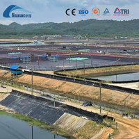 Géomembrane épaisse en HDPE pour revêtement de barrage, réservoir d'eau, anti-infiltration, imperméable, géomembrane en polyéthylène écologique