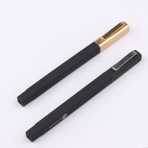 Hot Sale Writing Square Barrel Ballpoint <b>Pen</b> with Personalized Custom Printed Logo Bulk Plastic Black Rubber Hotel Promotional - Product Image 5