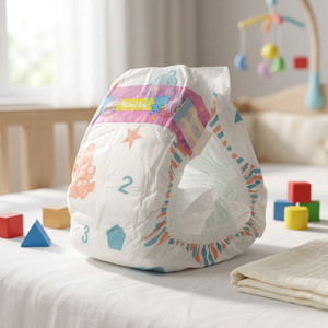 Venta al <span class=keywords><strong>por</strong></span> <span class=keywords><strong>mayor</strong></span> pañales de bebé europeos mimar al bebé superventas OEM pañal de bebé muestra gratis - Product Image 3