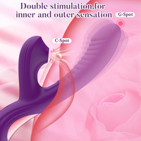 Kaninchen-Vibrator für Klitoris- und G-Punkt-Stimulation Erotikspielzeug für Frauen & Paare Vibrierender Fingermassager mit 10 Vibrationsmodi
