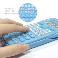 Calculatrice scientifique CTIFREE 82MS 240 pour étudiants, écran LCD 10+2 chiffres, batterie ABS, calculatrice scientifique pour étudiants