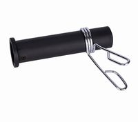 Manchon adaptateur de barre d'haltères avec collier de serrage amovible pour la musculation et le sport