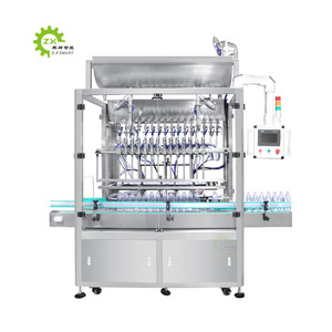 Máquina <span class=keywords><strong>de</strong></span> llenado <span class=keywords><strong>de</strong></span> fertilizante líquido químico automático ZXSMART <span class=keywords><strong>de</strong></span> 14 cabezales tipo gravedad eléctrica <span class=keywords><strong>con</strong></span> tarro <span class=keywords><strong>de</strong></span> vidrio para aplicación <span class=keywords><strong>de</strong></span> bebidas - Product Image 5