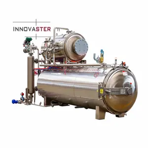 Esterilizador Industrial de atún, máquina de Autoclave