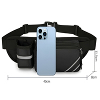 Sac banane antivol géométrique personnalisé, étanche et résistant à l'usure, pour la course à pied, le jogging et les activités de plein air, vente en gros