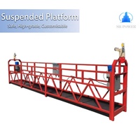 Plateforme suspendue de construction peinte ZLP800, plateforme suspendue, gondole de construction, élévateur 800 kg