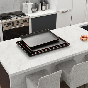 Wholesale Custom Restaurant Melamine Plastic <strong>Wooden</strong> Serving <strong>Trays</strong> - Product Image 4
