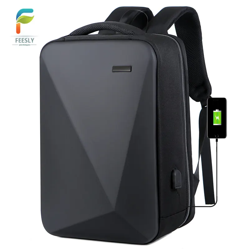 Mochila inteligente usb com sapato, design masculino de negócios, à prova d'água, antirroubo, viagem, escola, com sapato 2022