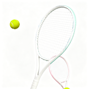 Raqueta de Tenis de Fibra de Carbono y Grafito Rosa con Diseño de Logotipo Personalizado, Empuñadura Cómoda para Principiantes, Estilo Deportivo Femenino - Product Image 1