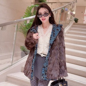 Factory <strong>Sale</strong> Reversible Real Fur Hooded Fur Parka Luxury Style Designer <strong>Mink</strong> <strong>Coat</strong> Women Autumn Winter Long - Product Image 5