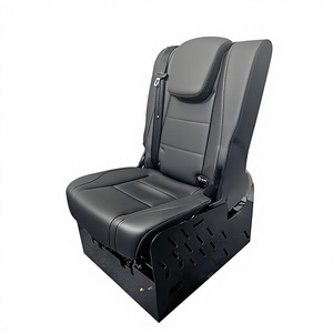 Siège de camping-car LXRV personnalisé en cuir Nappa, convertible en <span class=keywords><strong>lit</strong></span> électrique et inclinable pour camping-cars, fourgonnettes et motorhomes - Product Image 1
