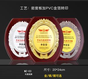 ที่กำหนดเองทำบริษัทประจำปีรางวัลเหตุการณ์ไม้เหรียญรางวัลโล่ประกาศเกียรติคุณรางวัลสำหรับปีรางวัล - Product Image 5