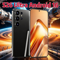 Teléfono Inteligente para Juegos S26 Ultra Android 16 de 7.3 Pulgadas con Pantalla Completa, 22GB+2TB, Último Procesador, 108MP de Alta Calidad, Doble SIM