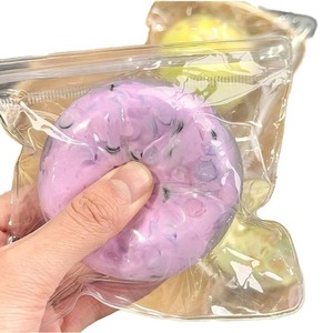Balle anti-stress créative faite à la main de 6 cm, série thématique thé, en TPR, jouet souple, cadeau pour enfants et adultes, avec thème thé - Product Image 2