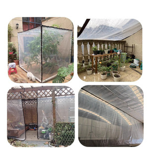 Lona Impermeable Rectangular Transparente DaringFish <span class=keywords><strong>de</strong></span> 0.1mm <span class=keywords><strong>de</strong></span> Grosor, Membrana Impermeable para Exteriores, Patio, Jardín, Invernadero - Product Image 3
