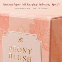 Boîte en papier recyclable pour cosmétiques, sérigraphiée en usine OEM, pour sérum de soin et huile essentielle, emballage sur mesure