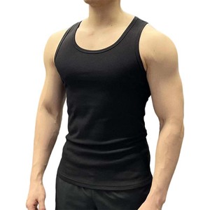 Confezione da 3 gilet senza maniche con Logo personalizzato e muscolatura taglie forti canotta <span class=keywords><strong>a</strong></span> coste da <span class=keywords><strong>uomo</strong></span> per il Fitness - Product Image 1
