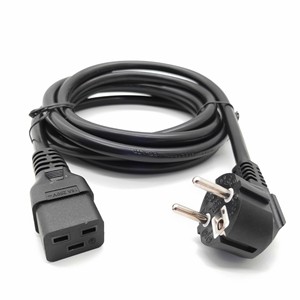 Cable de Alimentación CA Nema 5-15P a IEC C19 16A, Cable de Alta Resistencia SJTOW, Material PVC - Product Image 2