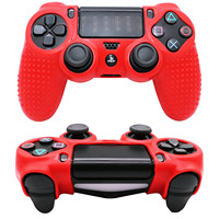 Vente en gros de housse de protection en silicone anti-dérapant pour accessoires de manette PS4