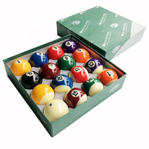 Juego de 16 Bolas de Billar y Snooker de Resina Verde 4A - Product Image 3