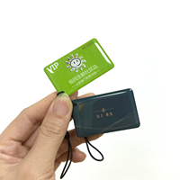 Etiqueta NFC con Código QR Personalizado Ecatoo, Etiqueta Adhesiva de Pago con Chip Programable de 13.56MHZ, Moneda de PVC, Mini Etiqueta Pequeña RFID NFC con Código QR