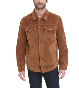 Camicetta da uomo in <span class=keywords><strong>ecopelle</strong></span> con colletto abbottonato - Product Image 2