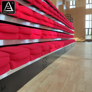 Gradas retráctiles automáticas móviles <span class=keywords><strong>de</strong></span> 6 filas, gradas retráctiles <span class=keywords><strong>para</strong></span> interiores, gradas <span class=keywords><strong>para</strong></span> gimnasio, gradería, asiento, telescopio, grada - Product Image 4