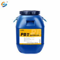 Type PB bitume bitumineux caoutchouté Asfalt fissures de route d'asphalte imperméables peinture de revêtement de pont d'étanchéité pour le béton pour la route