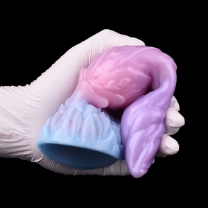 YOCY Fantasy Side Inflatable Anal Plug with Suction Female Vagina Massage <b>Dildo</b> for Men Women Anal Sex Toys for Adult Wholesale - Product Image 5