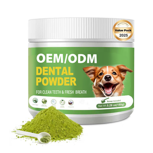 Polvere Dentale per Cani per la Pulizia dei Denti e l'Alito Fresco, con Probiotici e Rimozione del Tartaro, Pulizia dei Denti per Cani - Product Image 1